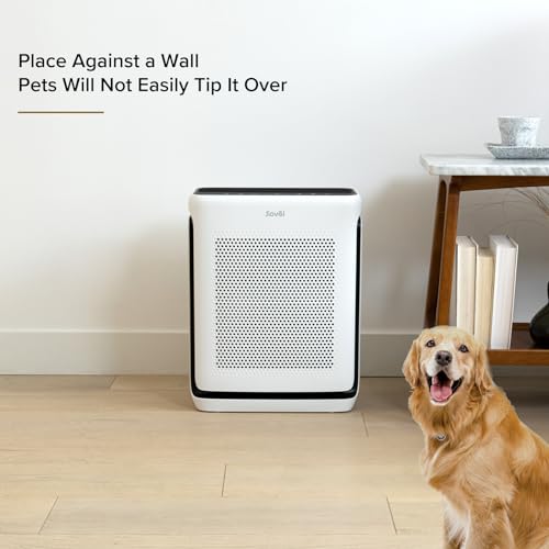 LEVOIT Air Purifiers for Home Large Room Up to 1800 Ft² in 1 Hr with Washable Filters, Air Quality Monitor, Smart WiFi, HEPA Sleep Mode for Allergies, Pet Hair, Pollen in Bedroom, Vital 200S-P, White