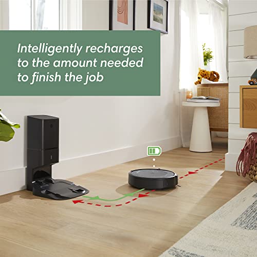 iRobot Roomba i3+ EVO (3550) Self-Emptying Robot Vacuum – Now Clean by Room with Smart Mapping, Empties Itself for Up to 60 Days, Works with Alexa, Ideal for Pet Hair, Carpets, Roomba i3+