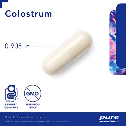 Pure Encapsulations Colostrum | 40% IgG Highly Concentrated Immune Support | 90 Capsules