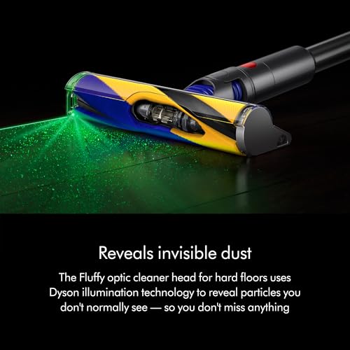 Dyson V12 Detect Slim Cordless Vacuum Cleaner,Yellow/Iron