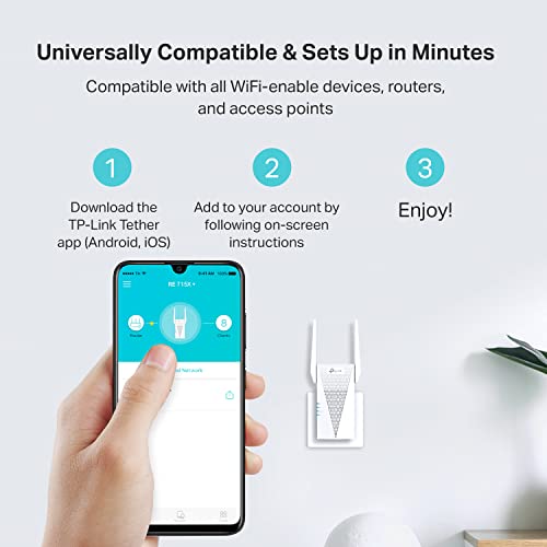 TP-Link AX3000 WiFi 6 Range Extender, PCMag Editor's Choice, Dual Band WiFi Repeater Signal Booster with Gigabit Ethernet Port, Access Point, APP Setup, OneMesh Compatible (RE715X)