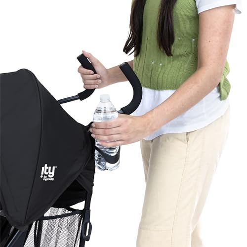 Ingenuity: ity by Ingenuity Smooth Stroll Convenience Stroller, Lightweight, with Aluminum Frame, Large Seat Area, 2 Position Recline, Extra Large Storage Basket – for Travel