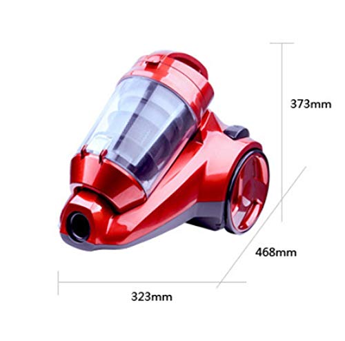 MEIERYA Horizontal Vacuum Cleaner,for Home Hard Floor Carpet Lightweight Power Strong Suction Powered Corded Canister Vacuum Cleaner, Red.