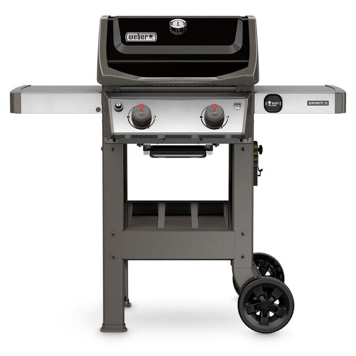 Weber Spirit II E-210 2-Burner Liquid Propane Grill, 48 x 26 x 57 inches, Black