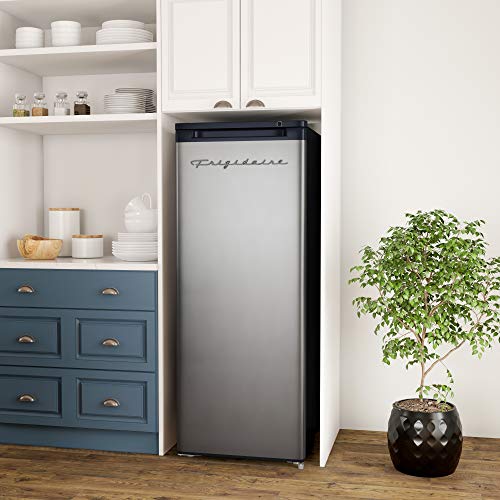 Frigidaire EFRF696-AMZ Upright Freezer 6.5 cu ft Stainless Platinum Design Series,Silver