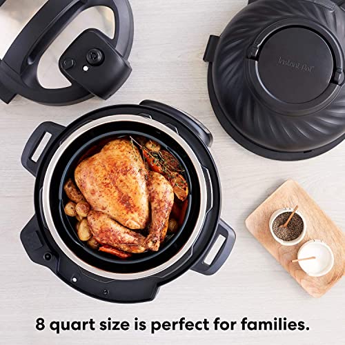 Instant Pot Duo Crisp 11-in-1 Air Fryer and Electric Pressure Cooker Combo with Multicooker Lids that Air Fries, Steams, Slow Cooks, Sautés, Dehydrates, & More, Free App With Over 800 Recipes, 6 Quart