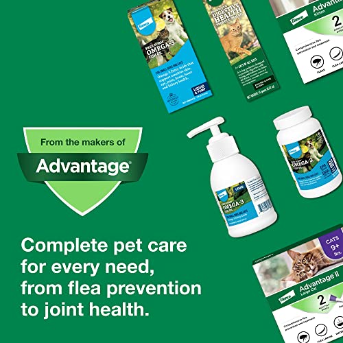 Advantage II Large Cat Vet-Recommended Flea Treatment & Prevention | Cats Over 9 lbs. | 4-Month Supply