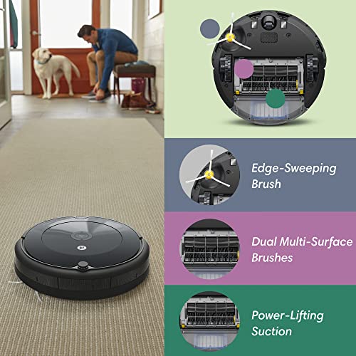 iRobot Roomba 694 Robot Vacuum-Wi-Fi Connectivity, Personalized Cleaning Recommendations, Works with Alexa, Good for Pet Hair, Carpets, Hard Floors, Self-Charging