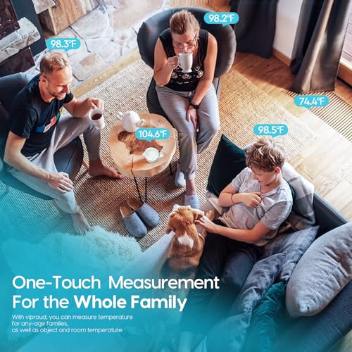 Thermometer for Adults and Kids, Fast Accurate Baby Thermometer with Fever Alarm & Mute Mode, FSA Eligible, Lifetime Support -Take Quick Temperature Easily