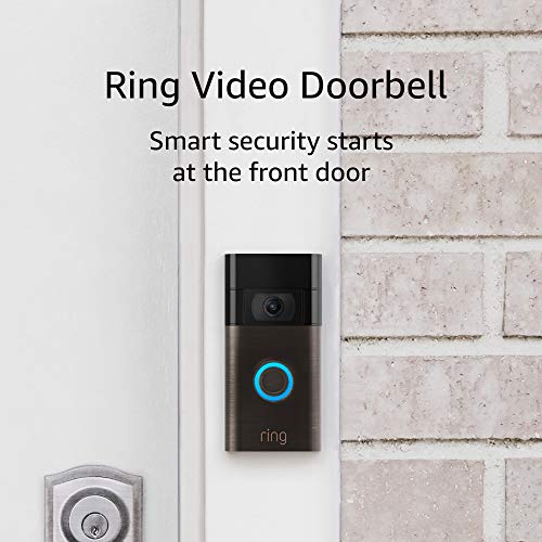 Ring Video Doorbell – 1080p HD video, improved motion detection, easy installation – Venetian Bronze