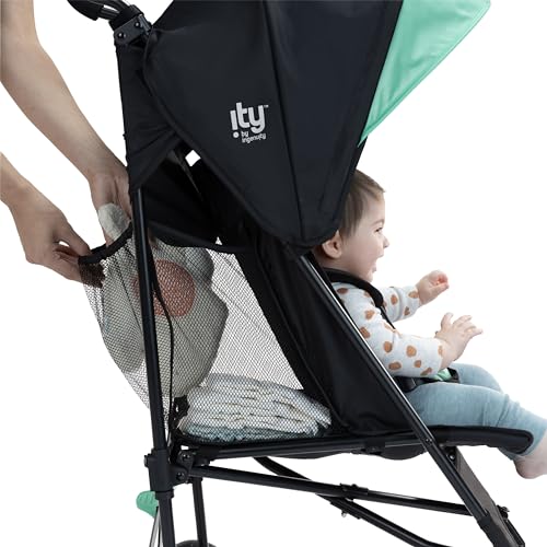 Ingenuity: ity by Ingenuity Smooth Stroll Convenience Stroller, Lightweight, with Aluminum Frame, Large Seat Area, 2 Position Recline, Extra Large Storage Basket – for Travel