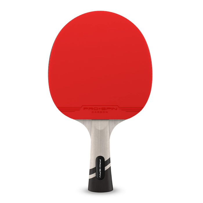 PRO SPIN Carbon Ping Pong Paddle - Premium Table Tennis Racket with Carbon Fiber | Professional-Level 7-Ply Blade, Premium Rubber, 2.0mm Sponge | includes Rubber Protector Case