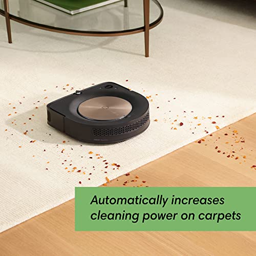 iRobot Roomba s9+ Self Emptying Robot Vacuum - Self-Empty for 60 Days, Detects & Cleans Around Objects in Your Home, Smart Mapping, Powerful Suction, Corner & Edge Cleaning