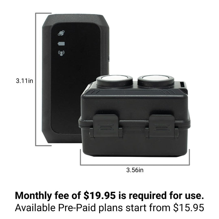 Optimus 3.0 GPS Tracker - Extended Battery - with Heavy Duty Waterproof Case and Powerful Magnets for Vehicles and Assets