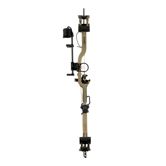 Bear Archery ADAPT Ready to Hunt Adult Compound Bow Package Designed by The Hunting Public, 70 lb. Draw Weight, Right Hand, Throwback Tan