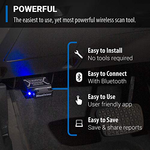 BlueDriver Bluetooth Pro OBDII Scan Tool for iPhone & Android