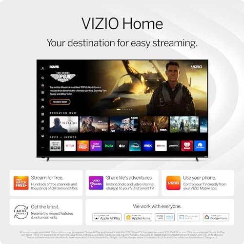 VIZIO 32-inch D-Series Full HD 1080p Smart TV with Apple AirPlay and Chromecast Built-in, Alexa Compatibility, D32fM-K01, 2023 Model