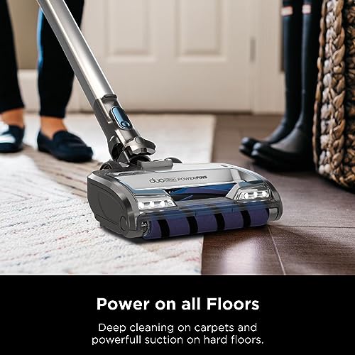 Shark IZ462H Vertex Ultra Lightweight Cordless Stick Vacuum with DuoClean PowerFins, Crevice, Pet Multi-Tool, Anti-Allergen, Brush, Removable Handheld, Flex, 60 min Runtime, Blue, MultiFLEX