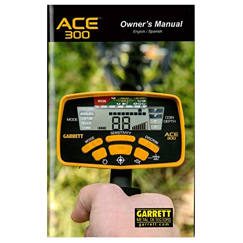 Garrett ACE 300 Metal Detector for Adults with Waterproof Coil and Headphone Plus Accessories