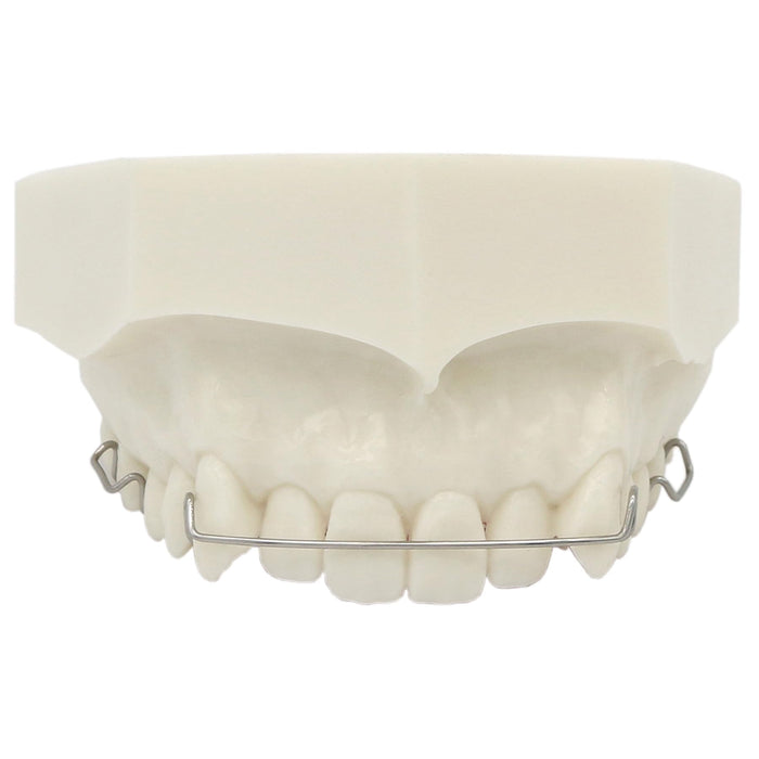 Dentalmall Orthodontic Metal/Ceramic/Invisible Brackets Lingual Brace Teeth Model (M3007: Hawley Retainer Orthodontic Teeth Typodont)