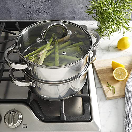 Oster Steamer Stainless Steel Cookware, 3.0-Quart