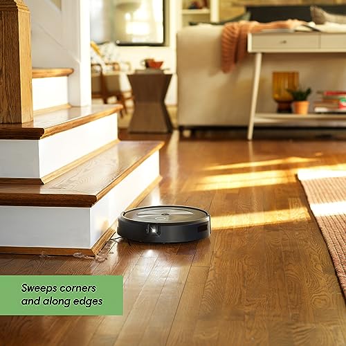 iRobot Roomba j7+ (7550) Self-Emptying Robot Vacuum – Uses PrecisionVision Navigation to Identify & Avoid Objects Like Socks, Shoes, & Pet Waste, Smart Mapping, Self-Empty for Up to 60 Days