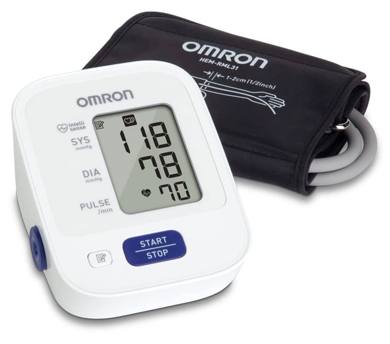 OMRON Bronze Blood Pressure Monitor, Upper Arm Cuff, Digital Blood Pressure Machine, Stores Up To 14 Readings