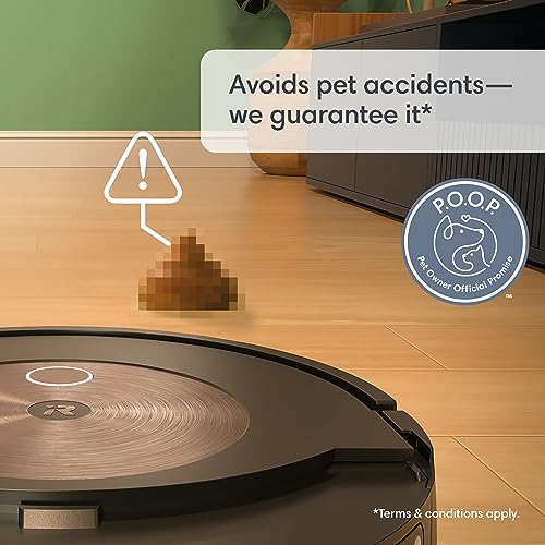 iRobot Roomba Combo j9+ Self-Emptying & Auto-Fill Robot Vacuum & Mop – Multi-Functional Base Refills Bin and Empties Itself, Vacuums and Mops Without Needing to Avoid Carpets, Avoids Obstacles