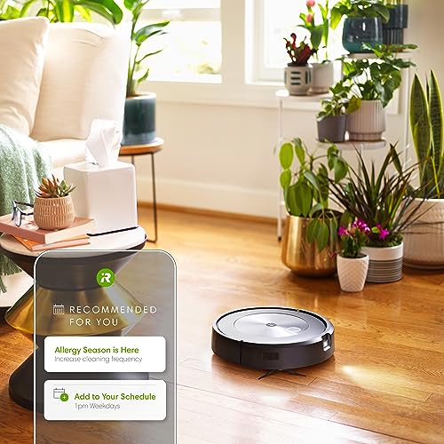 iRobot Roomba j7+ (7550) Self-Emptying Robot Vacuum – Uses PrecisionVision Navigation to Identify & Avoid Objects Like Socks, Shoes, & Pet Waste, Smart Mapping, Self-Empty for Up to 60 Days