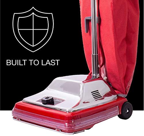 Sanitaire Tradition Upright Bagged Commercial Vacuum, SC886G 8.5" x 17.3" x 21.3