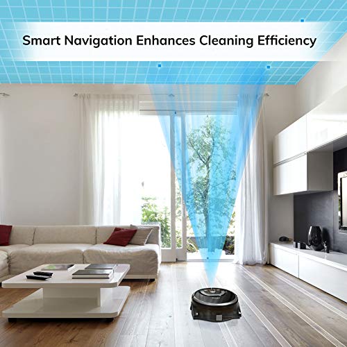 ILIFE Shinebot W450 Vacuum Mop Robot Cleaner, Wet Mopping, Floor Washing and Scrubbing, Smart Mapping, Wi-Fi Connected, Works with Alexa，XL Water Tank, Zig-Zag Cleaning Path, for Hard Floors only