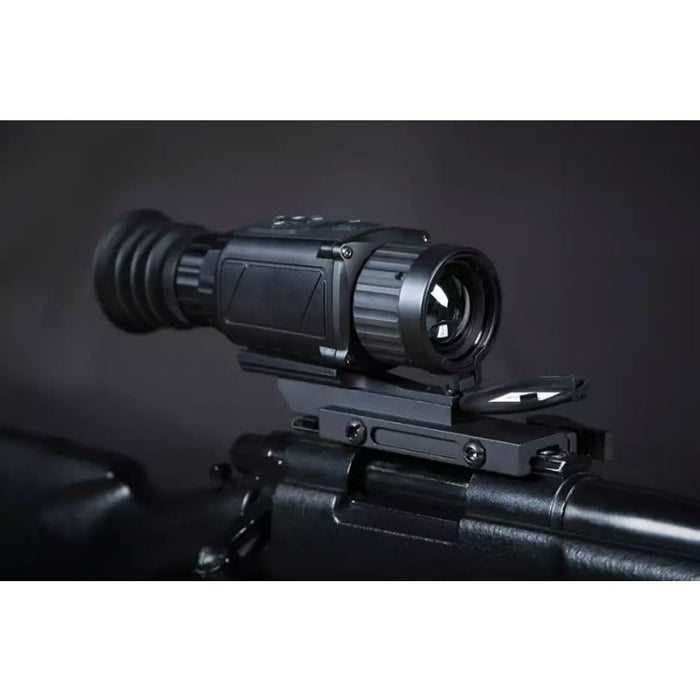 AGM Global Vision Rattler TS25-384 Thermal Imaging Riflescope for Hunting - Waterproof, Shockproof, Heat vison Thermal Scope with Adjustable Color Palettes, 8X Digital Zoom, 25mm Lens.