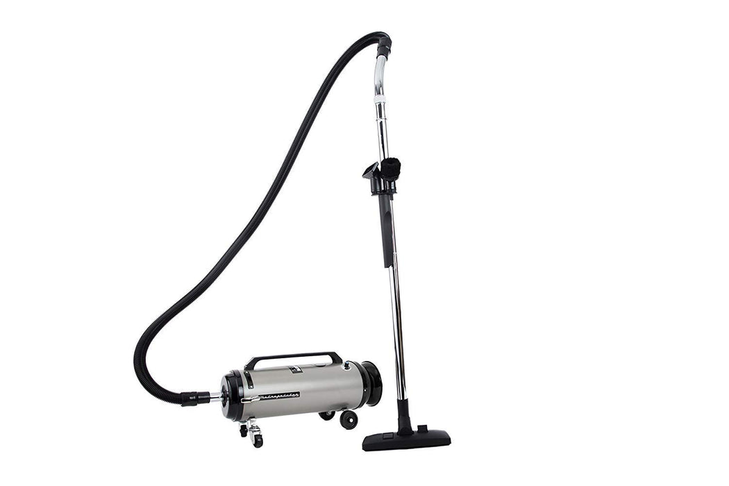 MetroVac 104-578000 Model ADM4PNHSNBFVC Professional Evolution With Electric Power Nozzle Variable Speed Full-Size Canister Vacuum, 4.0 Peak HP Twin Fan Motor, 13 Amps, 1560 Watts, 130 CFM Airflow