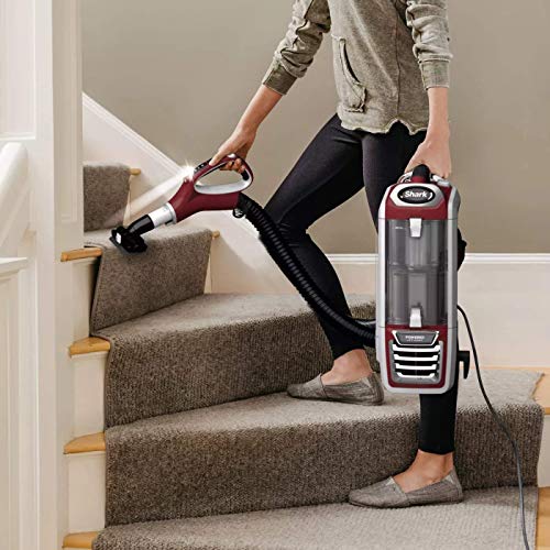 Shark ZU881 DuoClean with Self-Cleaning Brushroll Powered Lift-Away Upright Vacuum, Crevice and Pet-Multi Tools, 10.6 in L x 12.2 in W x 47.2 in H, Cinnamon