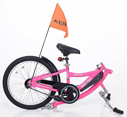 KaZAM Co-Pilot Bike Trailer, Pink, 20 inch