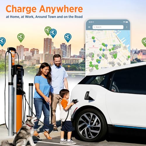 ChargePoint Home Flex Level 2 EV Charger J1772, Hardwired EV Fast Charge Station, Electric Vehicle Charging Equipment Compatible with All EV Models