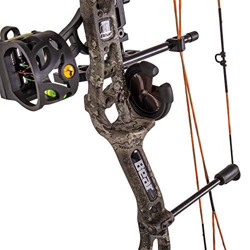 Bear Archery Royale Ready to Hunt Compound Bow Package for Adults and Youth, Left Hand, True Timber Strata