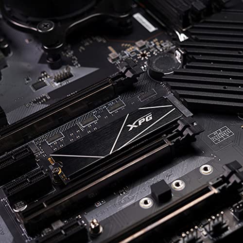 XPG 1TB GAMMIX S70 Blade - Works with Playstation 5, PCIe Gen4 M.2 2280 Internal Gaming SSD Up to 7,400 MB/s (AGAMMIXS70B-1T-CS)