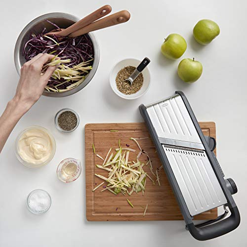 OXO Good Grips Chef's Mandoline Slicer 2.0, Black & Steel