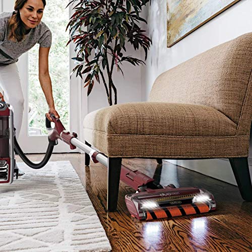 Shark ZU881 DuoClean with Self-Cleaning Brushroll Powered Lift-Away Upright Vacuum, Crevice and Pet-Multi Tools, 10.6 in L x 12.2 in W x 47.2 in H, Cinnamon