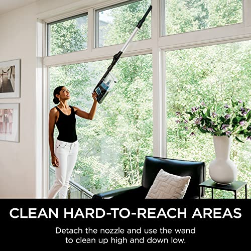 Shark IZ462H Vertex Ultra Lightweight Cordless Stick Vacuum with DuoClean PowerFins, Crevice, Pet Multi-Tool, Anti-Allergen, Brush, Removable Handheld, Flex, 60 min Runtime, Blue, MultiFLEX