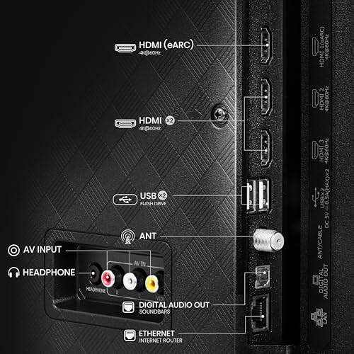 Hisense A7 Series 55-Inch Class 4K UHD Smart Google TV with Voice Remote, Game Mode Plus, Chromecast Built-in (55A7N, 2024 Model)