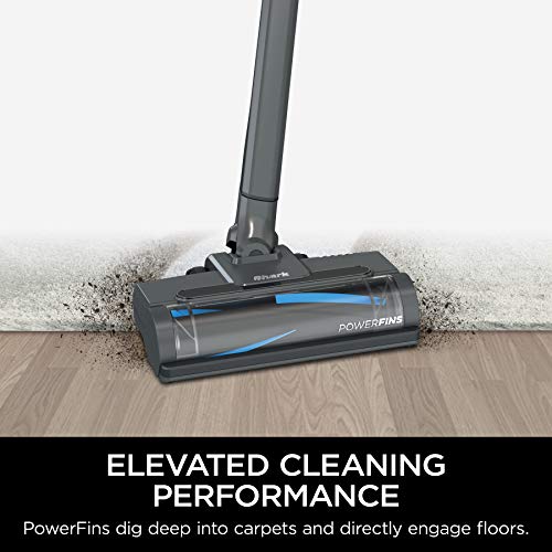 Shark WS632 WANDVAC System Ultra-Lightweight Powerful Cordless Stick Vacuum with Boost Mode, Charging Dock, Slate Grey