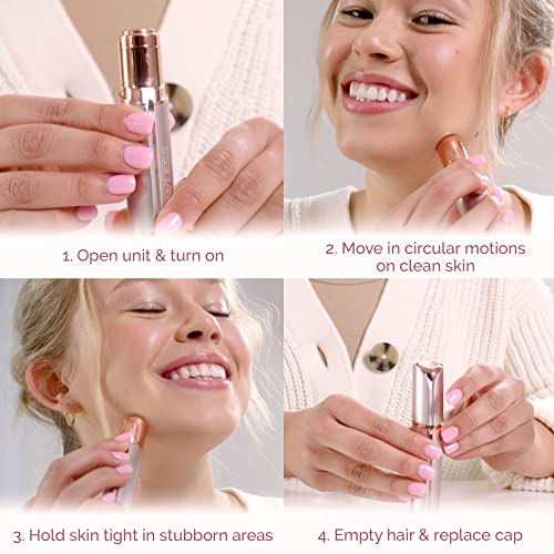 Finishing Touch Flawless Women's Painless Hair Remover , White/Rose Gold