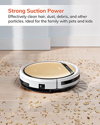 ILIFE V5s Pro Robot Vacuum and Mop Combo, Slim, Automatic Self-Charging Robot Vacuum Cleaner, Daily Schedule, Ideal for Pet Hair, Hard Floor and Low Pile Carpet