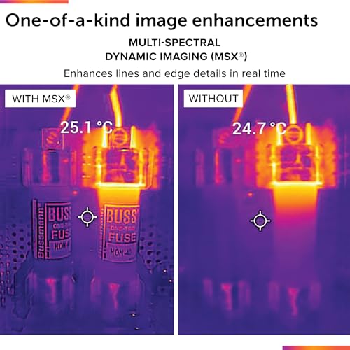 FLIR C5 Compact Thermal Imaging Camera with Wifi: High Resolution Infrared Imager for Inspection, Electrical/Mechanical, Building, and HVAC Applications