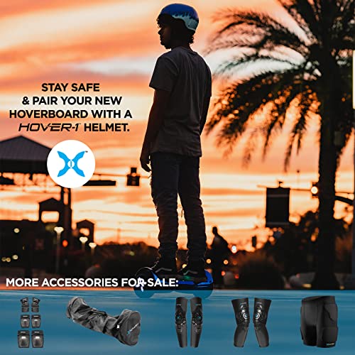 Hover-1 Titan Electric Hoverboard | 7MPH Top Speed, 8 Mile Range, 3.5HR Full-Charge, Built-In Bluetooth Speaker, Rider Modes: Beginner to Expert, Blue