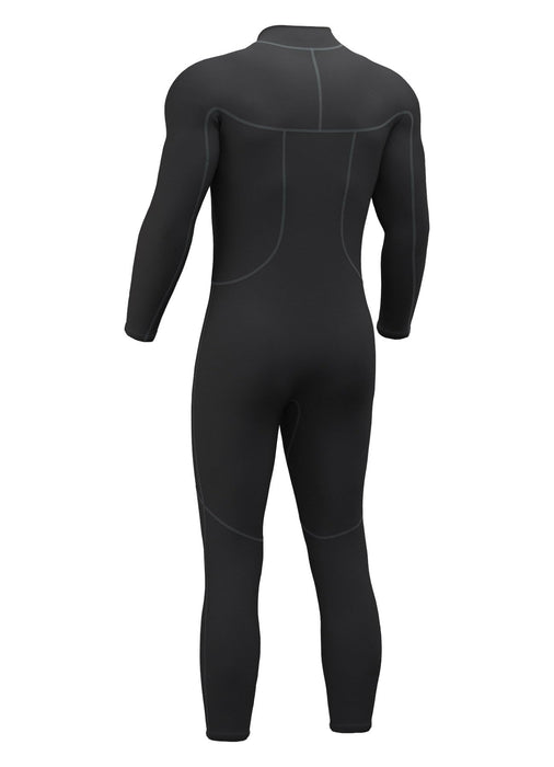 Hevto Men Wetsuits 3/2mm Neoprene Front Zip Full Wet Suit Keep Warm for Surfing Swimming SUP Snorkeling Diving (M2-Black, XXL)