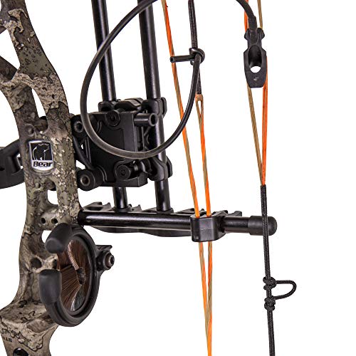 Bear Archery Royale Ready to Hunt Compound Bow Package for Adults and Youth, Left Hand, True Timber Strata