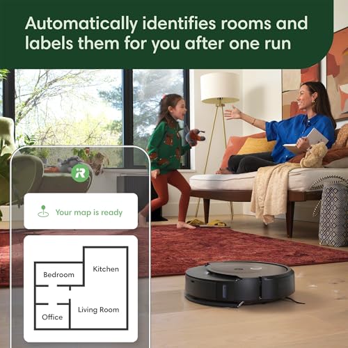 iRobot Roomba Combo 10 Max Robot Vacuum and Mop + AutoWash Dock (x0850) - Multi-Functional Base, Refills Bin, Washes & Dries It's Mop Pad, Self-Emptying, Auto-Retract Mop Pad, Avoids Obstacles